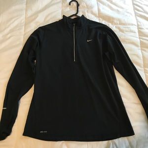 Nike 1/4 zip dri fit running long sleeve